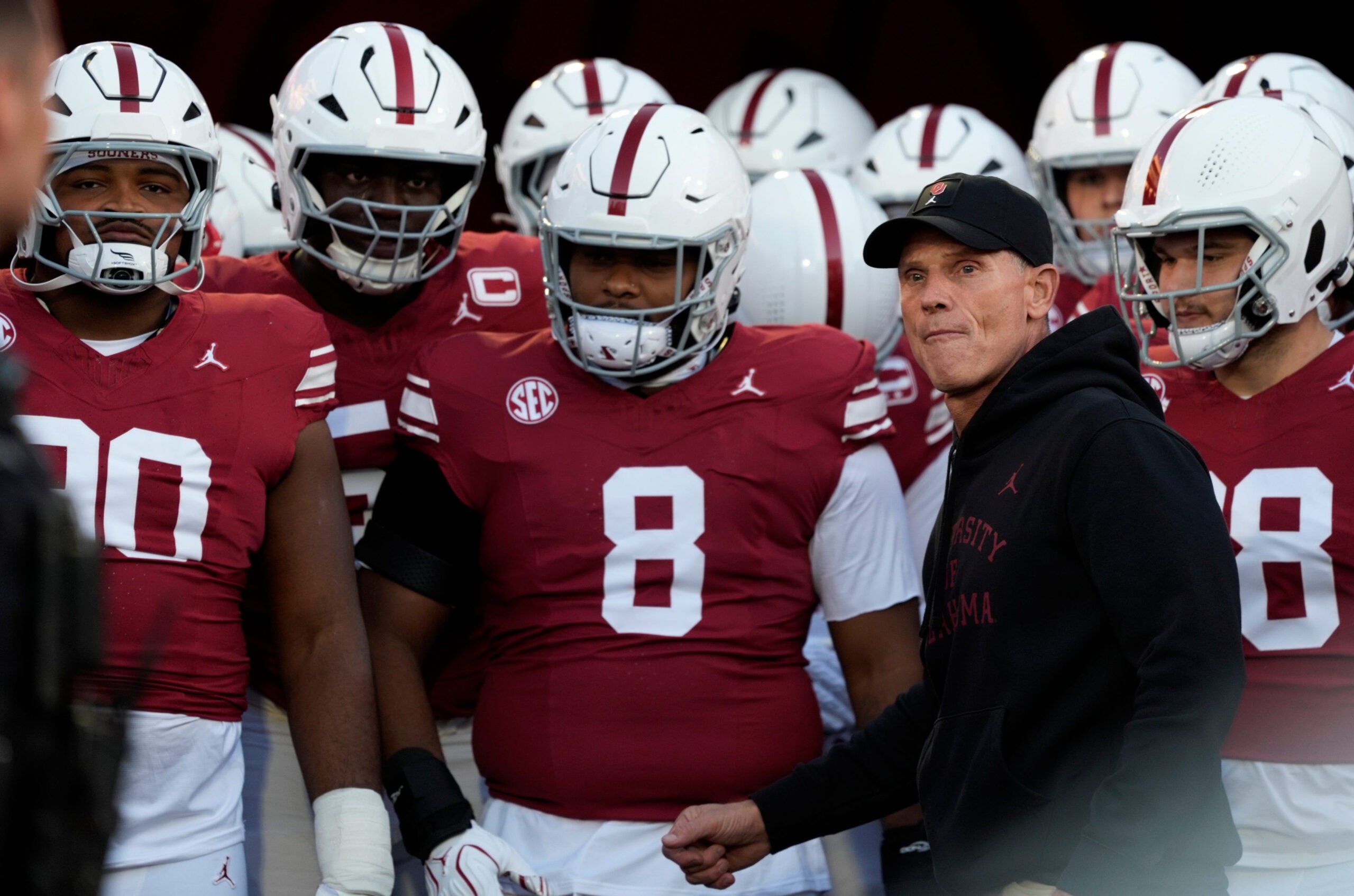 Oklahoma Sooners head coach Brent Venables vs. Kentucky Wildcats