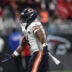 Oct 18, 2026; Atlanta, Georgia, USA; Chicago Bears running back D'Andre Swift (4) celebrates during the first quarter against the Atlanta Falcons at Mercedes-Benz Stadium.