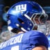 Oct 18, 2026; East Rutherford, New Jersey, USA; New York Giants running back Cam Skattebo (44) looks on during the second half against New Orleans at MetLife Stadium.