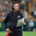 Oct 18, 2026; Green Bay, Wisconsin, USA; Green Bay Packers head coach Matt LaFleur looks on during the first half against the Dallas Cowboys at Lambeau Field.