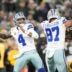 Oct 18, 2026; Green Bay, Wisconsin, USA; Dallas Cowboys quarterback Dak Prescott (4) passes against the Green Bay Packers during the second half at Lambeau Field.