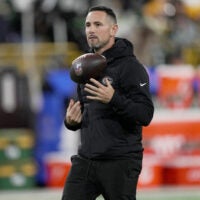 Green Bay Packers head coach Matt LaFleur is shown before their game against the Dallas Cowboys Sunday, Oct. 18, 2026 at Lambeau Field in Green Bay, Wisconsin.
