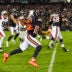 Oct 22, 2026; Chicago, Illinois, USA; Chicago Bears wide receiver Luther Burden III (10) runs for a touchdown against the New England Patriots at Soldier Field.
