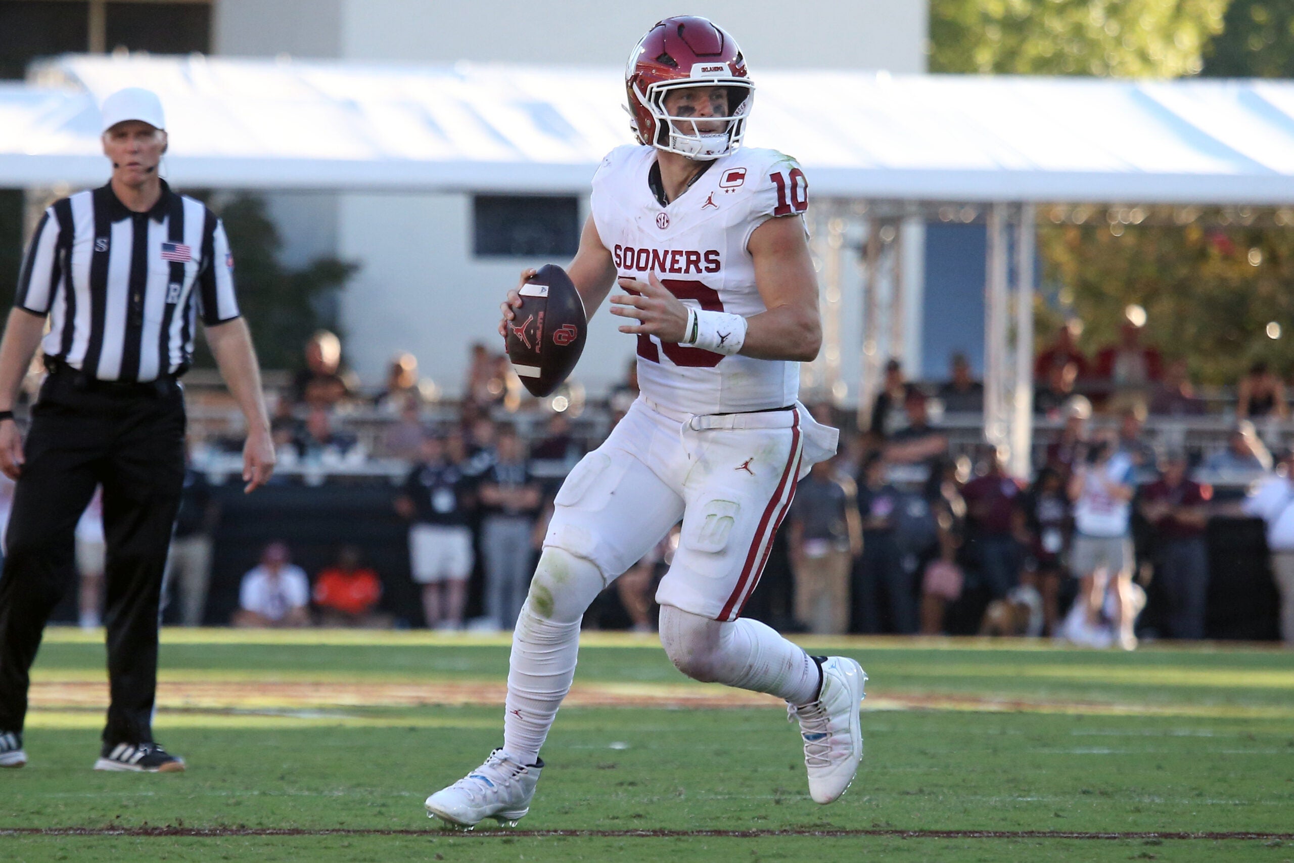 Oklahoma Sooners quarterback John Mateer College Football Playoff