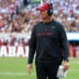Oct 24, 2026; Tuscaloosa, Alabama, USA; Alabama Crimson Tide head coach Kalen DeBoer looks on against the Texas A&M Aggies during the second half at Saban Field at Bryant-Denny Stadium.
