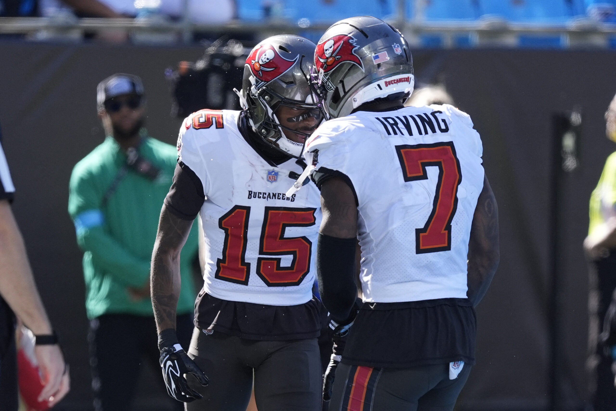 Bucky Irving and the Buccaneers ran straight through the Panthers on Sunday.