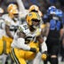 Oct 25, 2026; Detroit, Michigan, USA; Green Bay Packers defensive end Dani Dennis-Sutton (51) reacts during the fourth quarter against the Detroit Lions at Ford Field.