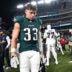 Oct 26, 2026; Philadelphia, Pennsylvania, USA; Philadelphia Eagles defensive back Cooper DeJean (33) looks on after the game against the Dallas Cowboys at Lincoln Financial Field.
