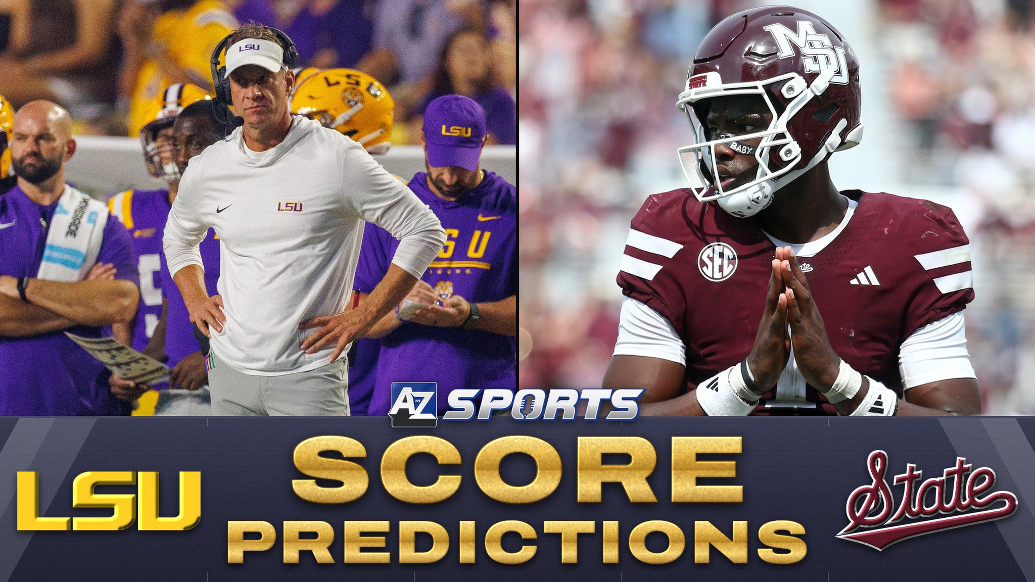 LSU vs Mississippi State score predictions
