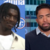 Manti Te’o discusses Cam Ward on Good Morning Football alongside Ward waiting at the Titans postgame press conference podium.
