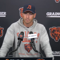 Chicago Bears head coach Ben Johnson speaks with reporters ahead of Week 5.