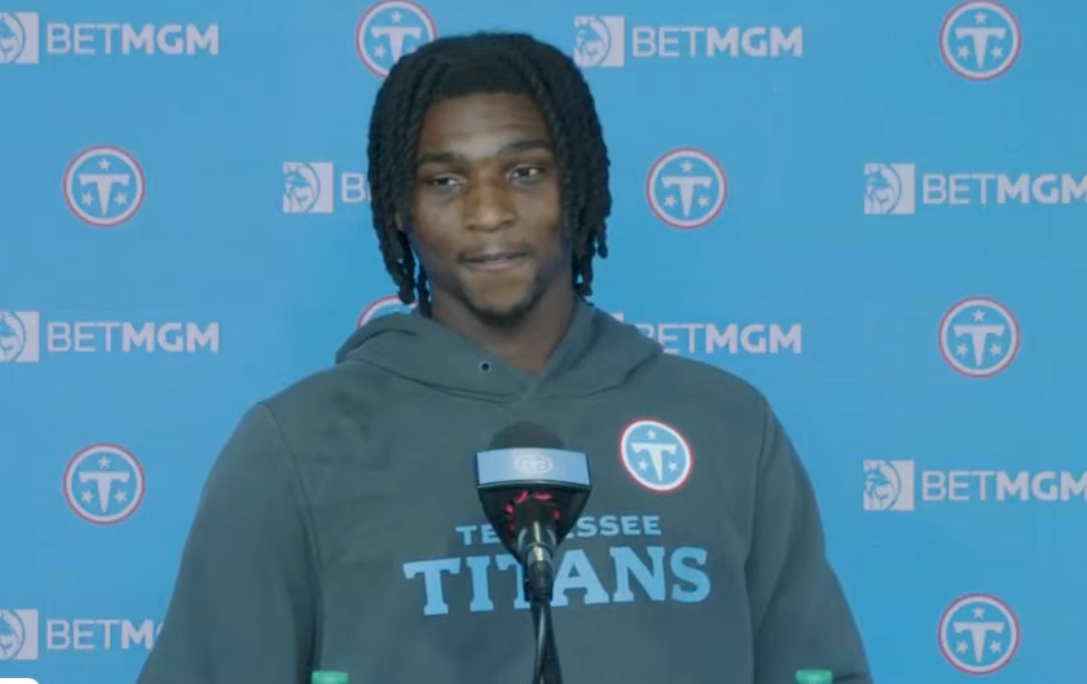 Tennessee Titans QB Cam Ward responds to hot mic moment