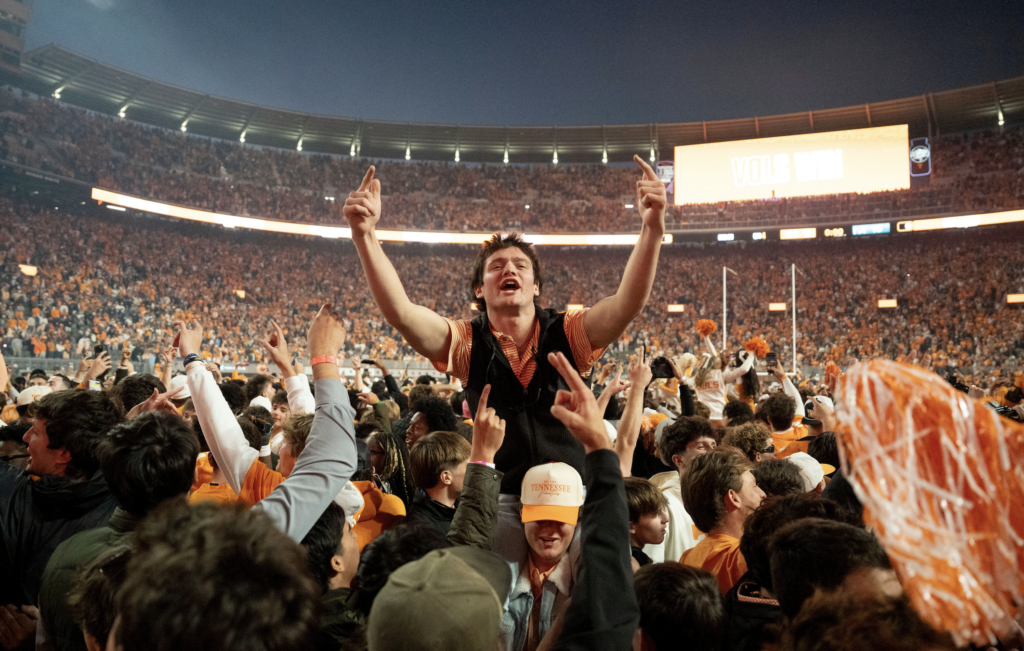 Photo: A to Z Sports South Carolina Fined $500,000 After Fans Storm Field in Tennessee Upset