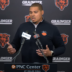 Chicago Bears general manager Ryan Poles speaks with reporters following the trade for Jeffery Simmons.