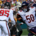 Atlanta Falcons defensive tackler Gervon Dexter Sr. and Chicago Bears defensive tackle Grady Jarrett.