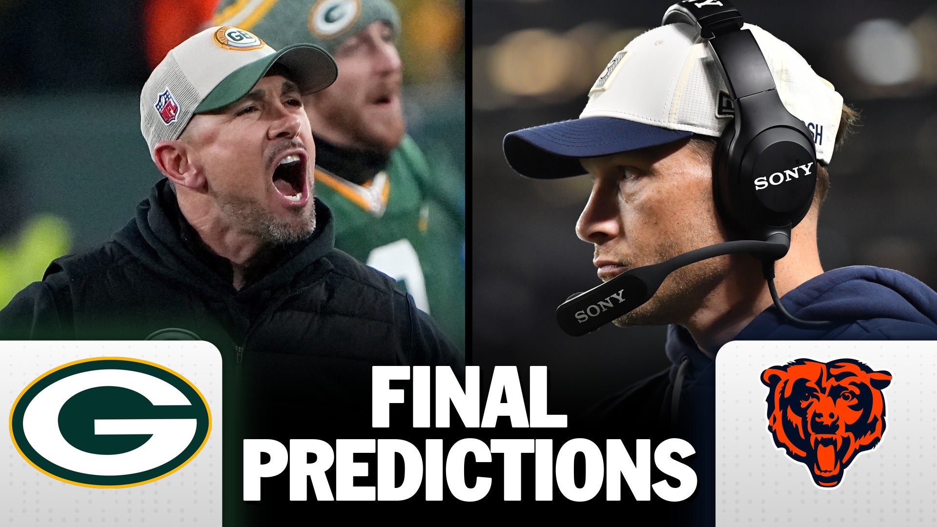 Green Bay Packers head coach Matt LaFleur and Chicago Bears head coach Ben Johnson get set to face off again in Week 5. Image Credits: Mark Hoffman / USA TODAY NETWORK and Patrick Gorski-Imagn Images