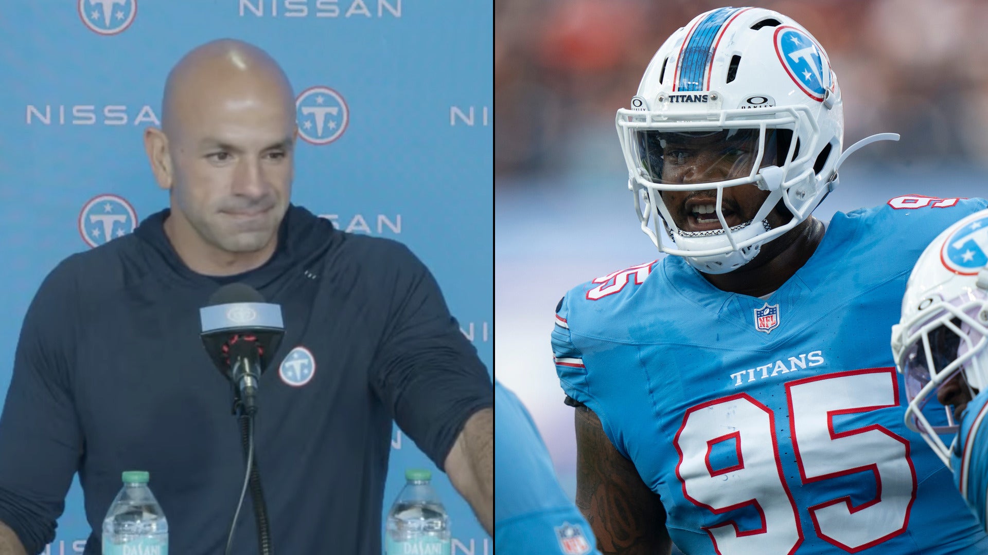 Tennessee Titans Jordan Elliott incident John Franklin-Myers JC Latham