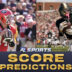 Featured score predictions for Georgia vs. Vanderbilt