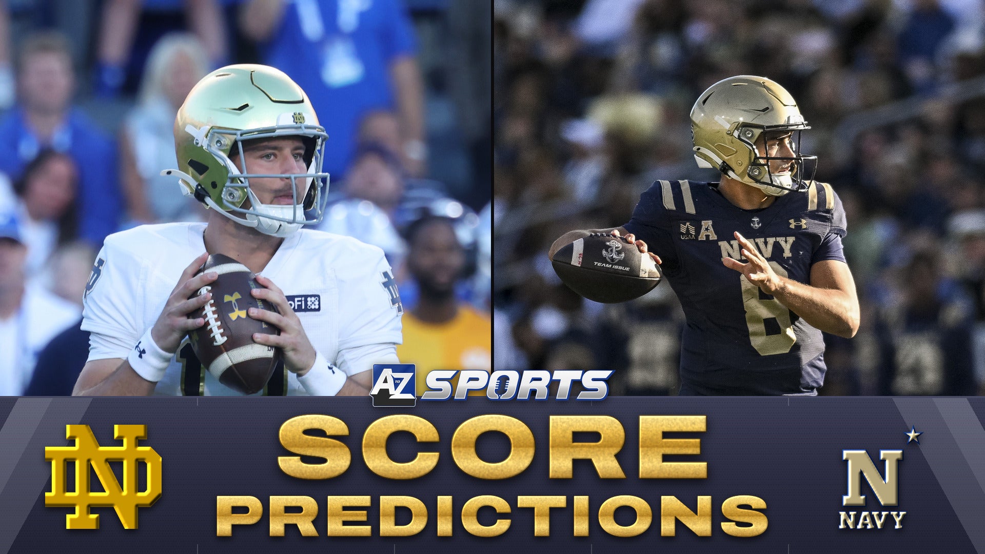Notre Dame vs Navy Score Prediction