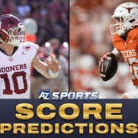 Oklahoma Sooners quarterback John Mateer Texas Longhorns quarterback Arch Manning