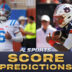 Final Score predictions for Ole Miss Rebels and Auburn Tigers
