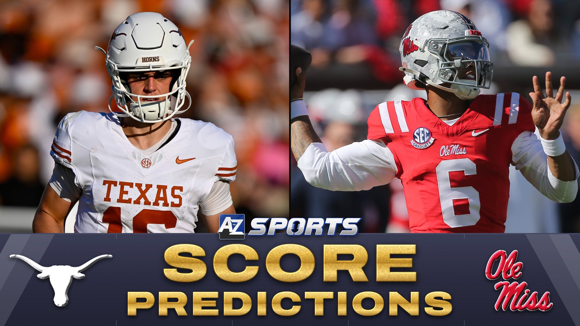 Texas vs Ole Miss score prediction