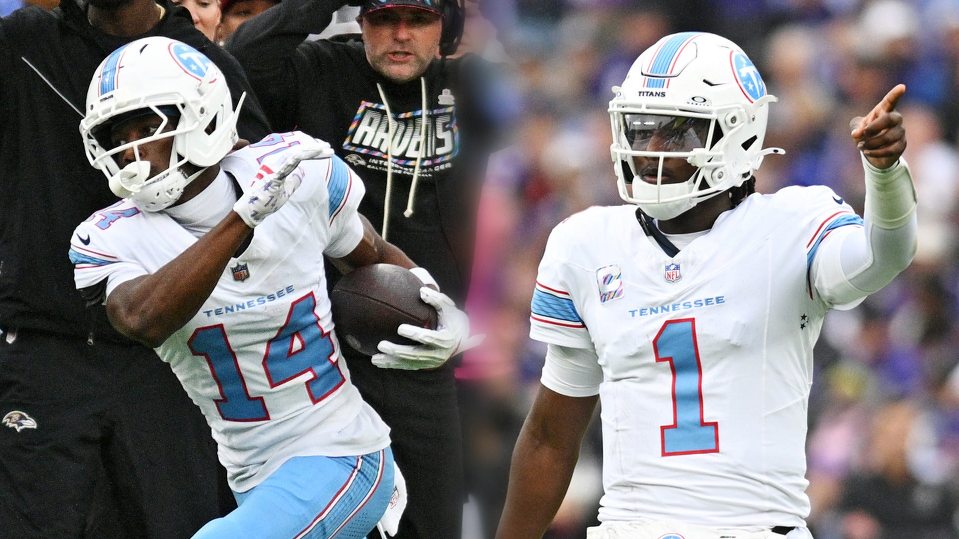 Carnell Tate, Cam Ward headline Tennessee Titans silver linings report in loss to Ravens