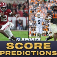 Alabama at Tennessee graphic.