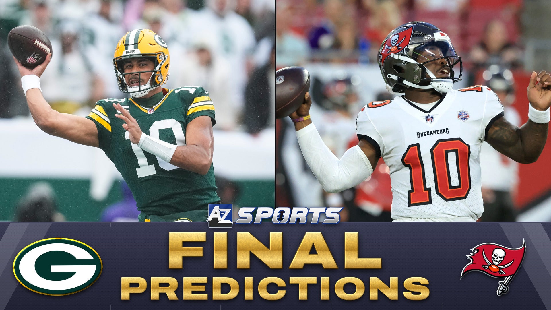The Packers and Buccaneers will face off in a very important NFC matchup for both teams and the final score predictions are split.
