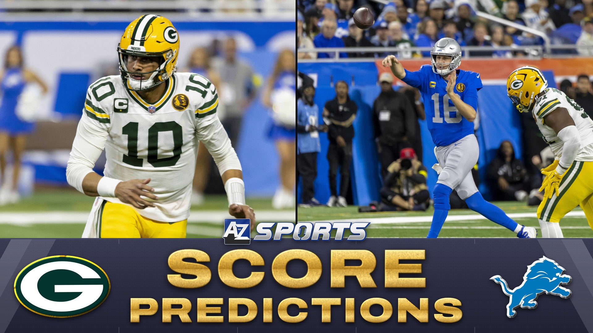 Packers and Lions face off in Week 7.